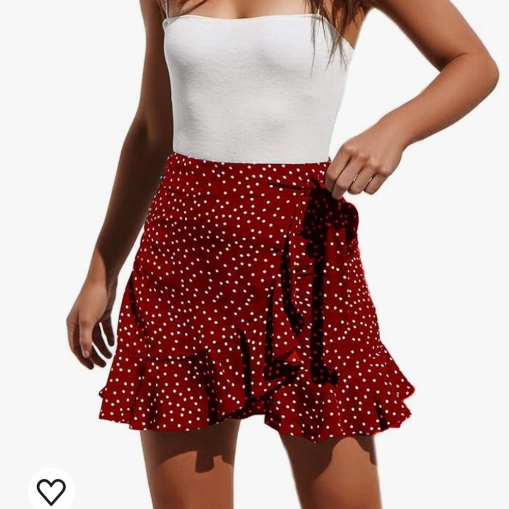 NEVER BEEN WORN- Faux- Wrap Skirt with Side Tie- 2XL